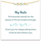 STORYJEWELLERY Friend Gifts for Women, Friendship Bracelets, Friend Birthday Gifts for Women, Bestie Bracelets, BFF Gift, Jewelry for Friends