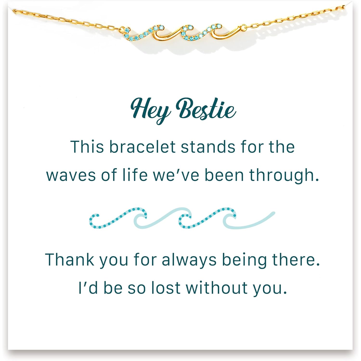 STORYJEWELLERY Friend Gifts for Women, Friendship Bracelets, Friend Birthday Gifts for Women, Bestie Bracelets, BFF Gift, Jewelry for Friends