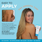 From The Creator Of Per-Fekt Beauty, Body & Leg Perfecting Bronzer | Instant, Healthy, Waterproof, Wash Off. Dha Free | Natural Looking Tan, Transfer Resistant | No Orange Skin, No Stink, No Streak.