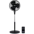 Black+Decker 16" Oscillating Pedestal Fan With Remote, Bfsr16B, Black | Oscillating Pedestal Fan With Remote, 90-Degree Oscillation, 3 Speed Settings, Adjustable Height, Timer, 30-Degree Tilt