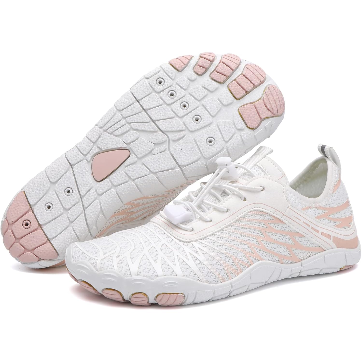 Barefoot Shoes Womens Mens Footwear For Walking Hiking With Wide Toe Box,Healthy & Non-Slip,Breathable Barefoot Vitality Water Shoes For Beach Pool Swim Outdoor (Unisex)