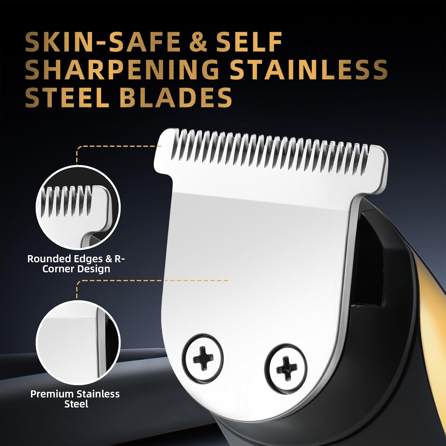 Beard Trimmer for Men, Rechargeable Men's Hair Trimmer for Mustache, Electric Razor & Body Grooming Kit for Beard, Face, Groin & Manscaping, Birthday Valentines Ideal Gift for Men