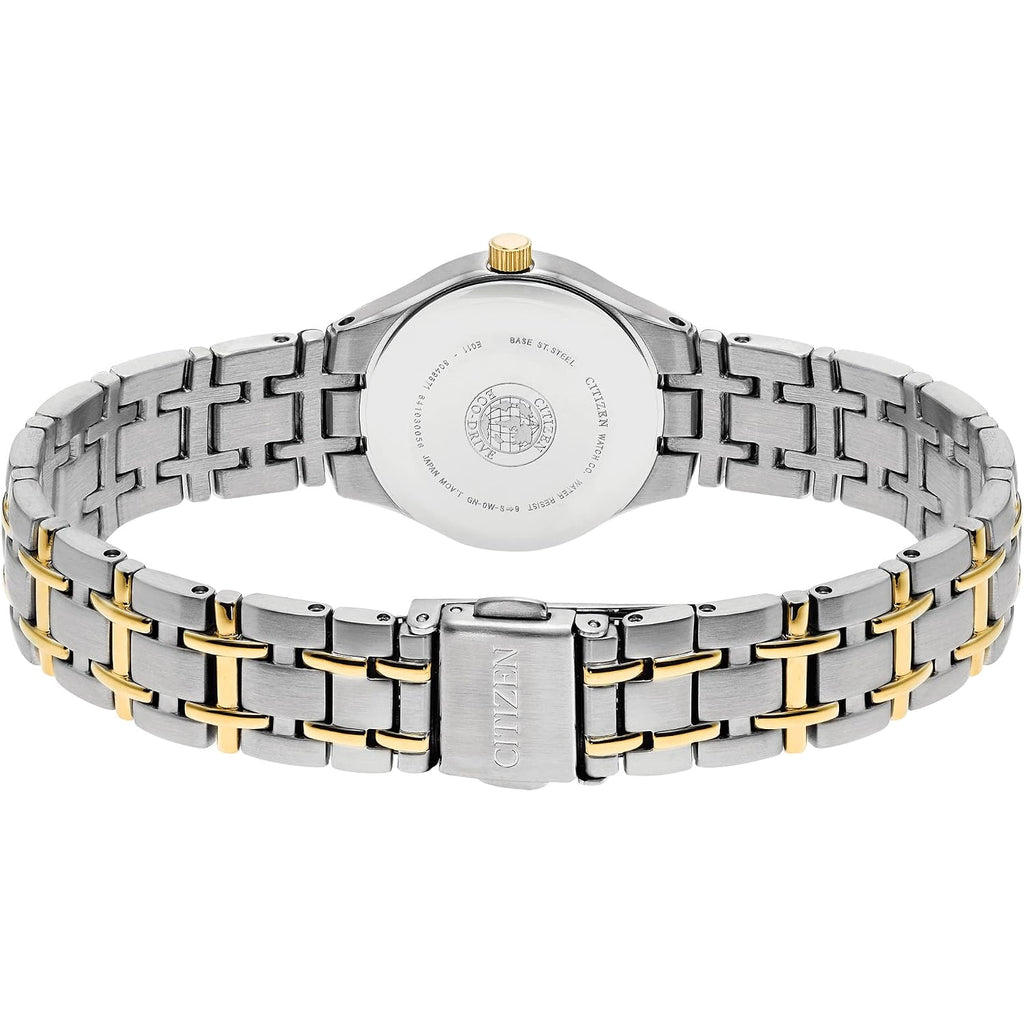 Citizen Womens Analogue Eco-Drive Watch With Stainless Steel Strap