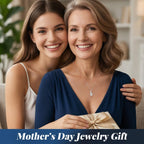 Mothers Day Gifts for Mom, Moissanite Necklaces for Women, 925 Sterling Silver Necklace with Birthstone, Ideal Anniversary Present or Birthday Christmas Valentine Jewelry Gift for Woman Wife Her Girlfriend