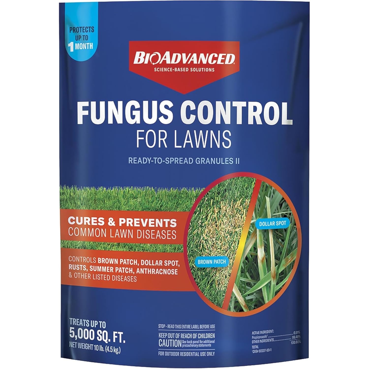 Bioadvanced Fungus Control For Lawns, Granules, 10 Lb, Fungicide For Lawns