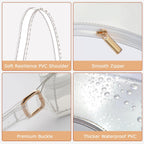 Clear Bag for Stadium Events Women's Purse Handbags Small Purse shoulder bag Crossbody Bag