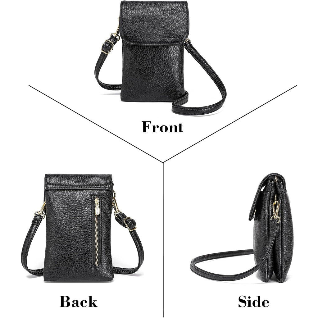 Minicat Small Crossbody Bags For Women Cell Phone Bag Vegan Leather Cross Body Purse Wallet Travel Shopping Everyday Use