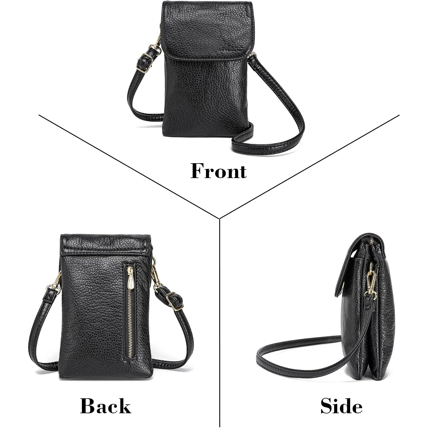 Minicat Small Crossbody Bags For Women Cell Phone Bag Vegan Leather Cross Body Purse Wallet Travel Shopping Everyday Use