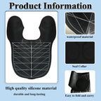 Silicone Hair Cutting Guide Shawl,Shoulder Silicone Mat For Hair Tools,Waterproof Silicone Hair Cut Cape For Professional Hair Stylists And Beginners,Large Haircutting Pads For Home And Salon Use