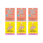 Holler And Glow Printed Foot Mask Variety Pack, Masks For Dry Cracked Feet, Peach & Vanilla Scented, Infused With Hyaluronic Acid, Hydrating Foot Care Treatment, Moisturizing Socks, 6 Piece Set