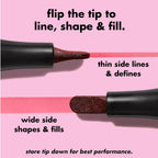E.L.F. Main Stain Lip Marker, Lip Stain Lip Liner, Define, Contour & Fill For Long-Lasting & Transfer-Resistant Color, Vegan & Cruelty-Free, Rose Macaron
