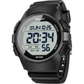 Beeasy Mens Digital Sports Watch, 50M Waterproof 49Mm Rubber Strap Mens Watches With Stopwatch, Countdown Timer, Alarm & Dual Time—Ideal For Sport, Gym, Running, Referee, School & Daily Wear