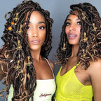 20 Pcs Butterfly Hair Braids Dreadlock Clips, Hollow Metals Cuffs Clip Hair Accessories Styling Fashion Toos for Women Men (Gold)