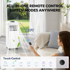 Portable Air Conditioners, 16000 Btu 5-In-1 Air Conditioner Portable With Smart Wifi & Remote, Cools Up To 850 Sq.Ft, Portable Ac Unit With Cool, Fan, Dehumidifier, Sleep, 24H Timer, Installation Kit