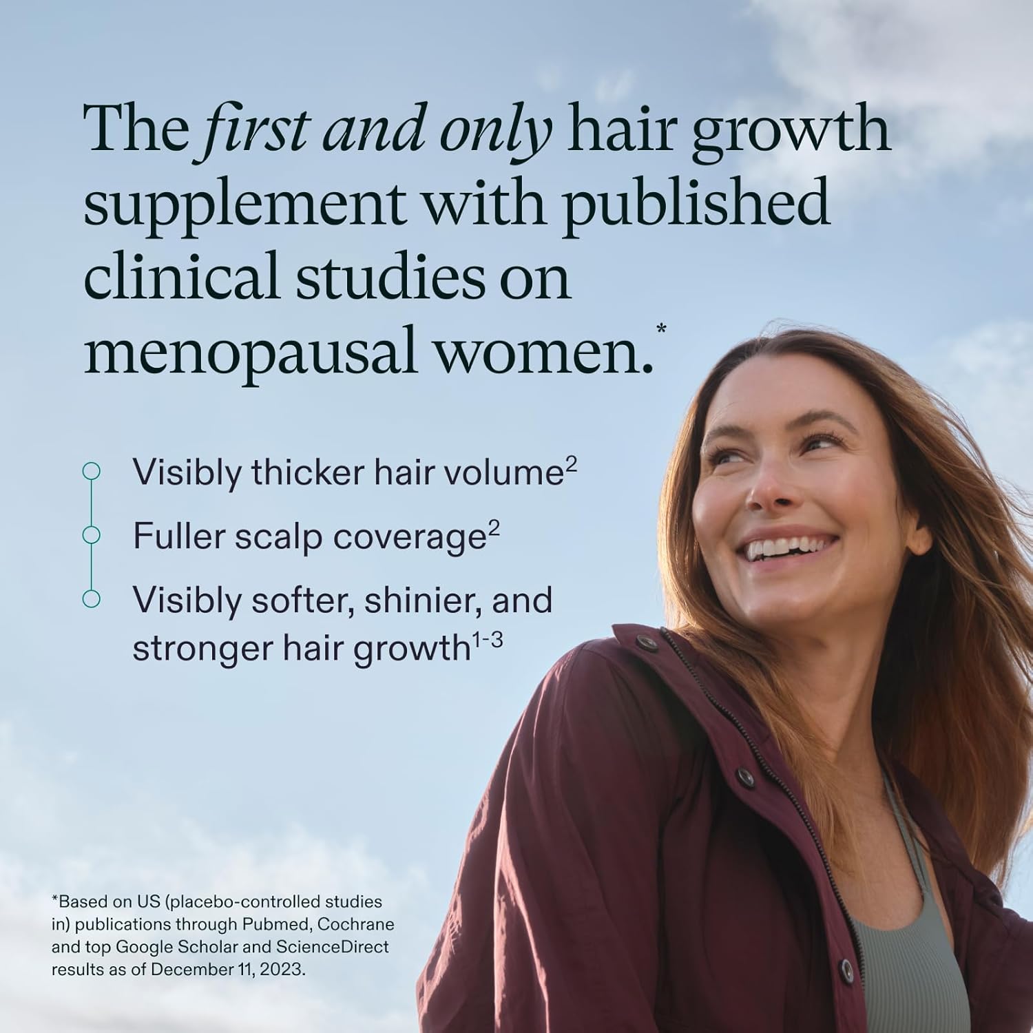 Nutrafol Women's Balance Hair Growth Supplements, Ages 45 and Up, Clinically Tested for Visibly Thicker Hair and Scalp Coverage, Dermatologist Recommended - 1 Month Supply