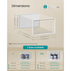 Songmics Shoe Boxes, Pack Of 12 Shoe Storage Organizers, Stackable Clear Plastic Boxes For Closet, Sneakers, 13.1 X 9.1 X 5.6 Inches, Transparent And White Ulsp12Swt