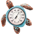 Outdoor Thermometer, Turtle Outside Decor For Patio Pool Garden | Large Number Wall Mounted No Battery Needed Waterproof
