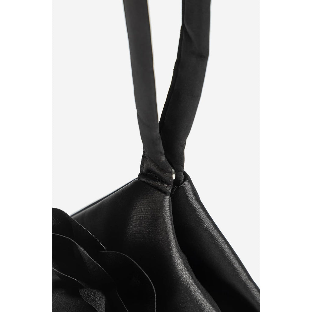 BABEYOND Clutch Purses for Women - Evening Bags Flower Satin Handbag Classy Wristlet Purse for Party Daily Wedding
