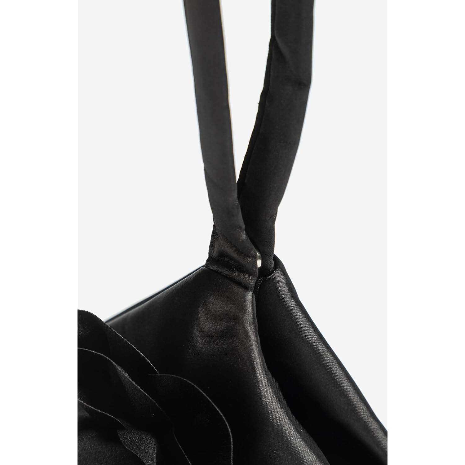 BABEYOND Clutch Purses for Women - Evening Bags Flower Satin Handbag Classy Wristlet Purse for Party Daily Wedding