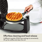 Bella Classic Rotating Belgian Waffle Maker With Nonstick Plates, Removable Drip Tray, Adjustable Browning Control And Cool Touch Handles, Stainless Steel