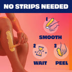 Nair Lux Wax, Microwaveable Hot Waxing Kit for Women, Stripless Hair Removal for Legs, Underarms, Bikini at Home, Proven Effective on Short Hair, 1 Count, 7.05 Oz