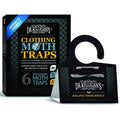 Dr. Killigan'S Premium Clothing Moth Traps With Pheromones (Black, 6 Traps)