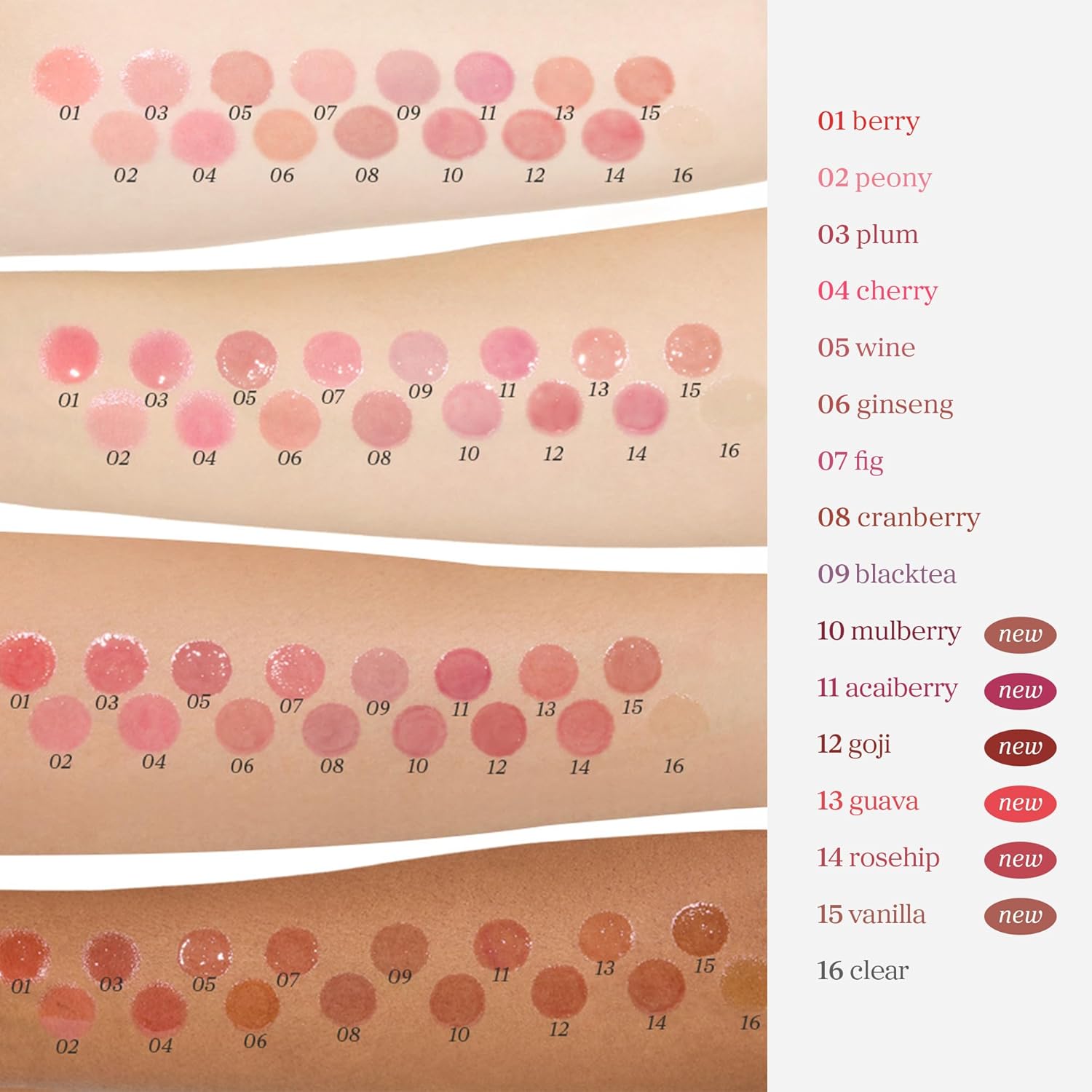 NOONI Korean Lip Oil - Applepeony | Long-Lasting, Moisturizing, Plumping, Revitalizing for Dry Lips, Waterproof, No Peel Off, Hydrating Lip Stain, Stocking Stuffers, Cute Stuff, 0.12 FL Oz