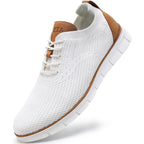 Men'S Casual Dress Oxfords Sneakers Business Mesh Breathable Lightweight Walking Shoes Tennis Comfortable