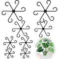 8Pcs Plant Stem Support, Plant Support For Indoor Plants, Plastic Reusable Plant Stabilizer, Indoor Plants Accessories