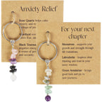2 Pcs Natural Crystal Keychain For Coworker, Teacher, Nurse, Friend, Senior Night Gifts, Farewell, Going Away, New Job, Divorce Gifts, Breakup Gift for Women, Christmas Gift(Next Chapter+Self-love)