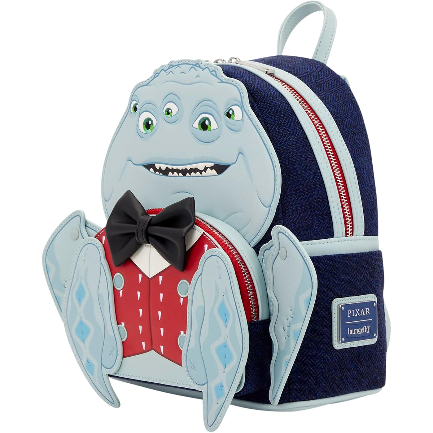 Loungefly Disney: Pixar - Monsters, Inc. - Henry J. Waternoose - Cosplay Mini Backpack With Zipper Charm - Collectible Bags