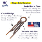 Magic-Grip Hair Pins Set Of 10 By Good Hair Days Color: Shell