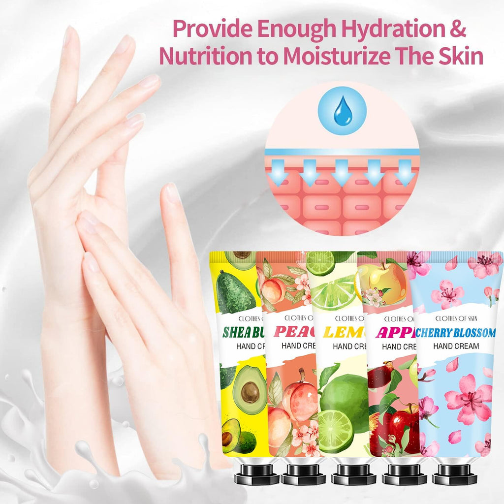 10 Pack Hand Cream Set,Mothers Day Gifts,Teacher Appreciation Gifts,Nurses Week Gift,Birthday Gift for Women,Teen Girls,Natural Plant Fragrance Travel Size Lotion Hand Cream for Dry Hands