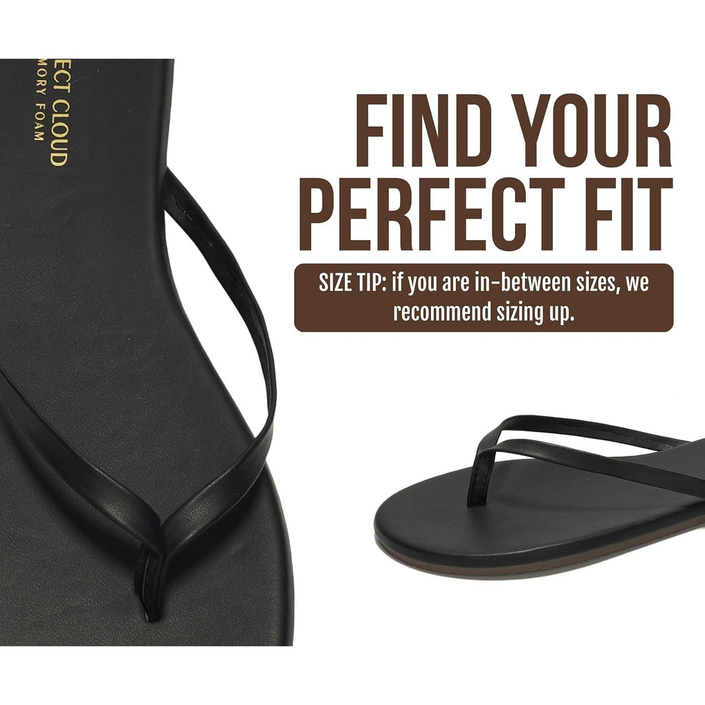 Project Cloud Flip Flops For Women Footwear- Lightweight And Memory Foam Insole Sandals For Women 2026 - Durable Non-Slip Beach Essentials Flats For Women Sandals (Foundations)