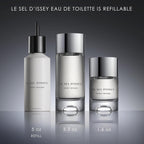 Issey Miyake Le Sel d'Issey Eau de Toilette - Fresh Woody Marine Fragrance for Men - With Salt Accord, Marine Seaweed, Ginger & Cedarwood - Refillable