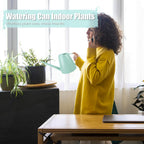 1.8L Watering Can For Indoor Plants, Small Watering Can With Long Spout & Removable Nozzle, Plastic Indoor Water Can For House Plants, Garden Flowers(Approx. 0.5 Gallon)