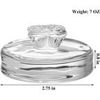 Okllen 9 Pack Glass Fermentation Glass Weights For Large Wide Mouth Mason Jars Easy Grip Handle, Dishwasher Safe