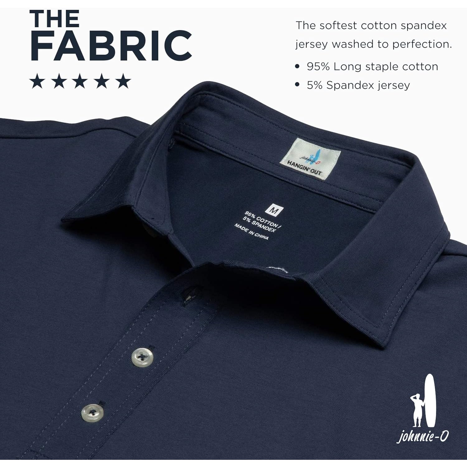 Johnnie-O Lyndonn Polo | Men'S Striped Performance Polo | 3-Button | Moisture-Wicking | 4-Way Stretch | Upf 50