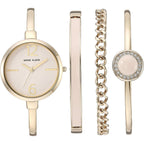 Anne Klein Women'S Bangle Watch And Premium Crystal Accented Bracelet Set