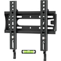 IWORBOARD 32 40 42 inch Fixed TV Monitor Wall Mount for LED LCD TVs & Monitor, Low Profile Small RV TV Mount, Easy Slim Flat Wall Bracket, Max VESA 200x200mm, 66lbs, Single Stud, Fit 19 24 42 inch