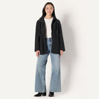 Amazon Essentials Women's Relaxed-Fit Lightweight Waterproof Long Hooded Rain Jacket