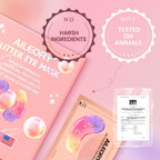 Under Eye Patches (24 Pairs) - Tri-Color Glitter Eye Gel Pads For Dark Circles, Puffy Eyes, Under Eye Bags, Wrinkles | Natural Collagen Under Eye Mask Patches, Gel Under Eye Patches