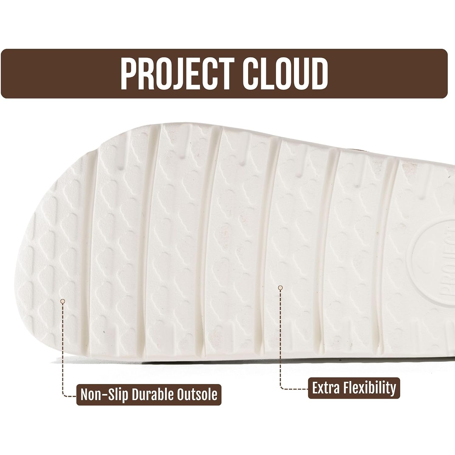 Project Cloud 100% Genuine Leather Platform Sandals Women Footwear - Wedge Chunky Slides For Women 2026 With Memory Foam Insole & Cork Footbed Womens Sandals (Greecechunky)