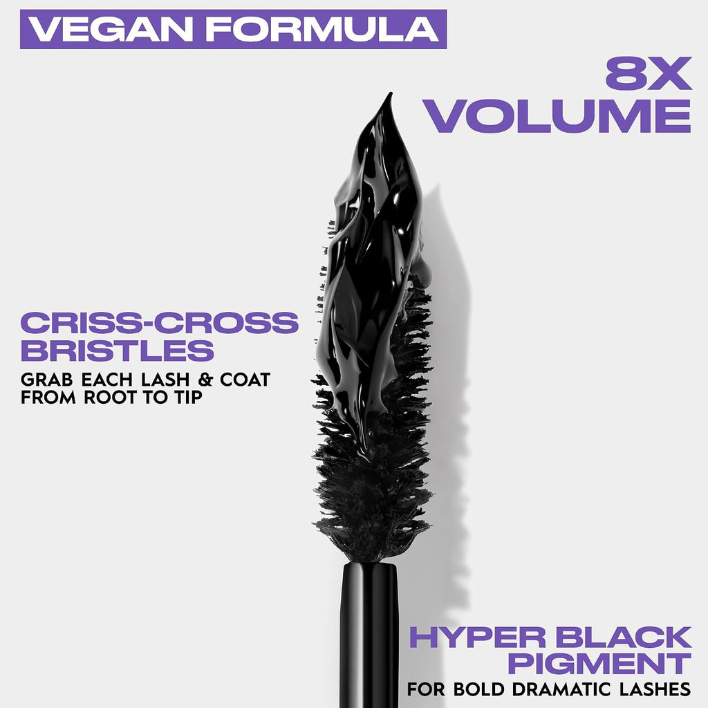 Urban Decay Perversion Volumizing Mascara - Black Lengthening & Volumizing Mascara, Smudge-Resistant, Flake-Free, Up To 16Hr Wear, Buildable, Curls & Separates Lashes, Vegan Formula, Cruelty-Free
