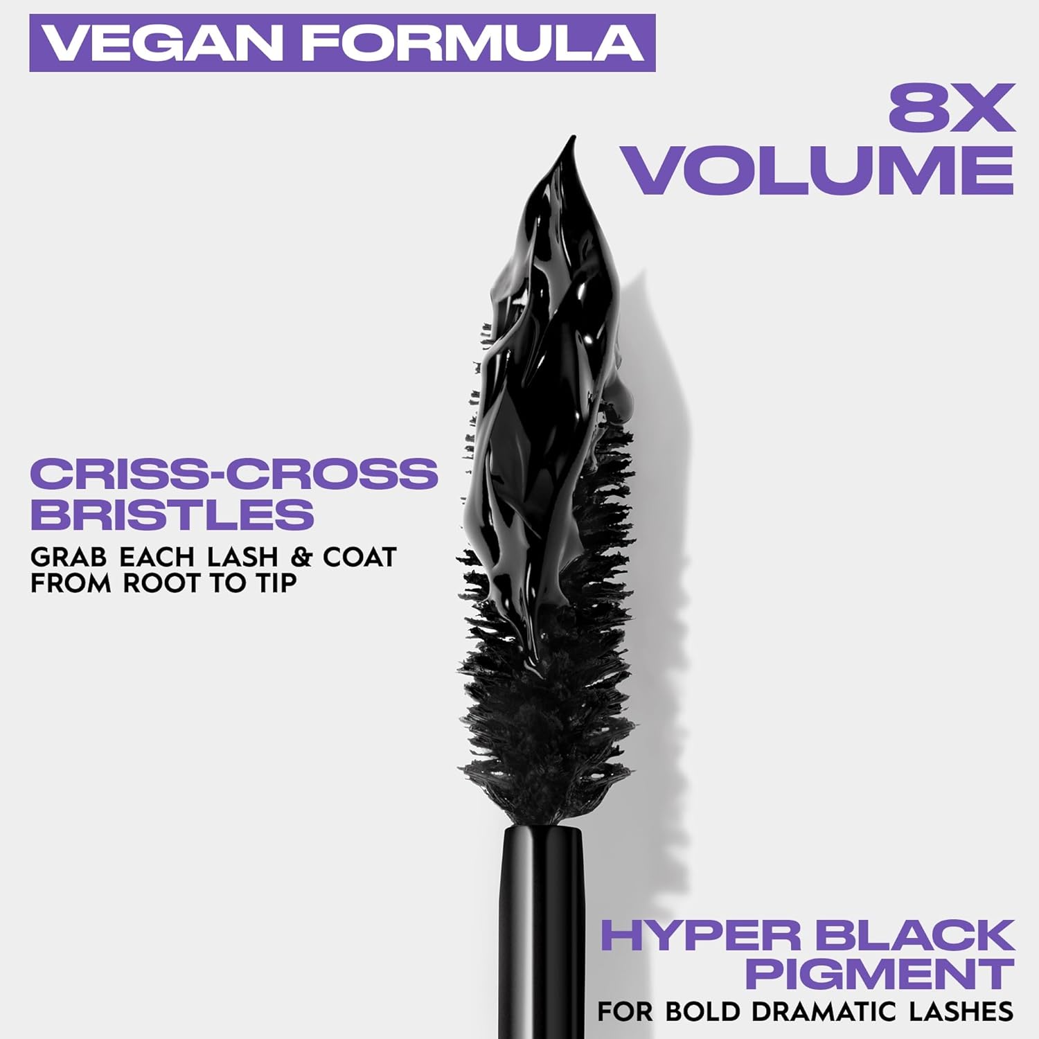 Urban Decay Perversion Volumizing Mascara - Black Lengthening & Volumizing Mascara, Smudge-Resistant, Flake-free, Up to 16HR Wear, Buildable, Curls & Separates Lashes, Vegan Formula, Cruelty-free
