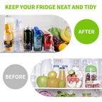 Drink Organizer For Fridge, Soda Can Dispenser For Refrigerator, Automatic Drink Dispenser For Fridge Holds Up To 25 Cans, 5 Row