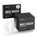 Bro Mask Under Eye Patches For Men - Cooling Eye Patches For Dark Circles And Puffiness With Caffeine, Niacinamide, Hyaluronic Acid (6 X 1 Pairs)
