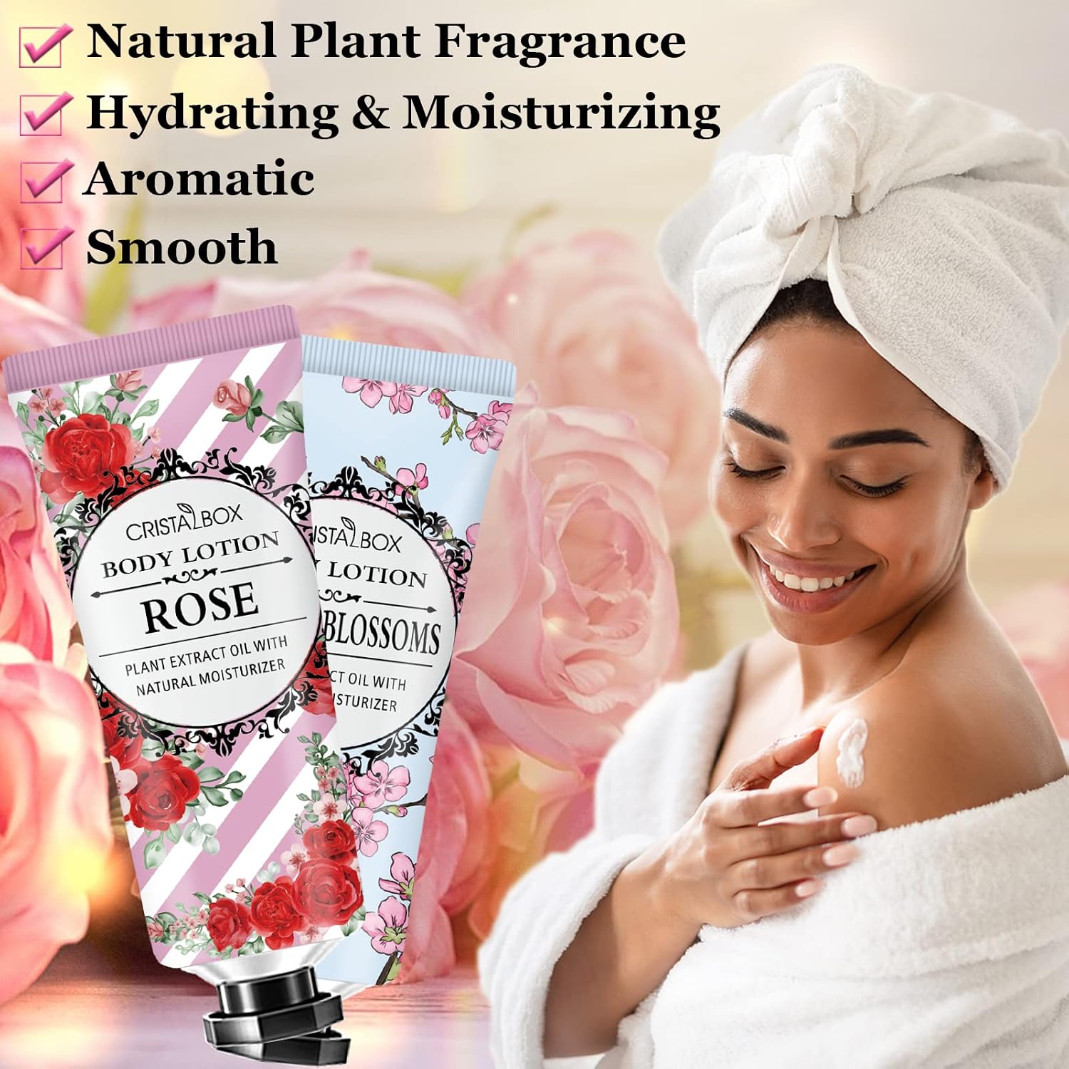 36 Pack Lotion For Dry Skin,Body Lotion For Women And Men,Mothers Day Gifts,Teacher Appreciation Gifts,Nurse Gifts,Natural Plant Scented Body Moisturizer Shea Butter,Body Cream Travel Size Lotion Bulk