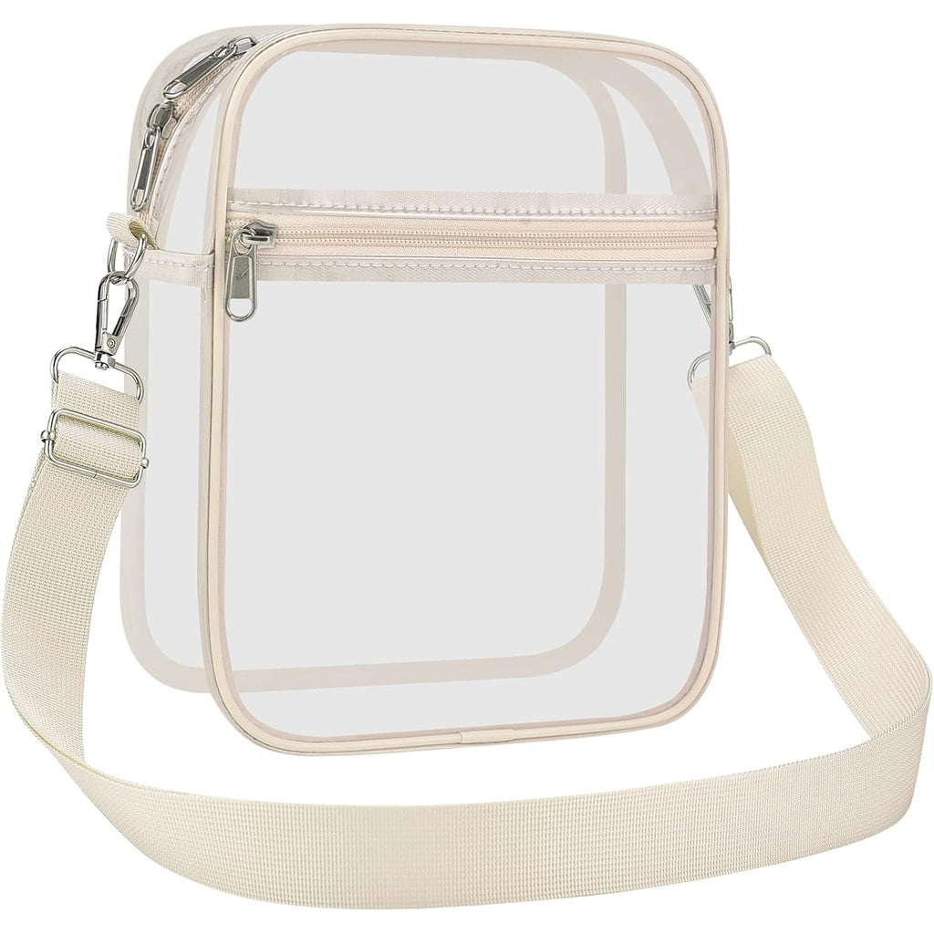 Clear Purse Stadium Transparent Messenger Bag Stadium Approved For Men And Women Clear Crossbody Bag