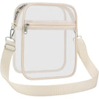 Clear Purse Stadium Transparent Messenger Bag Stadium Approved For Men And Women Clear Crossbody Bag
